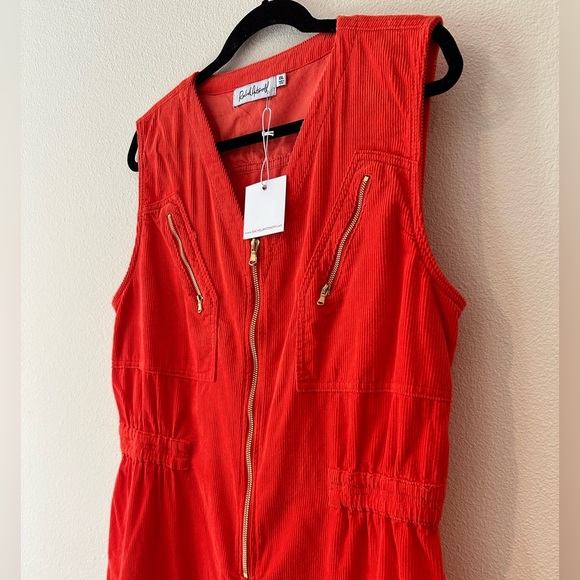 Rachel Antonoff Mickey Hot Orange Jumpsuit - Picture 9 of 12